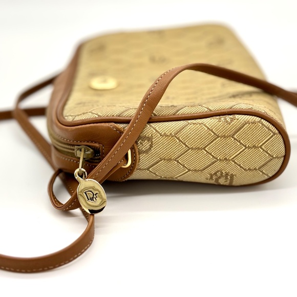 Christian Dior Beige Honeycomb Small Crossbody Bag - Picture 7 of 10